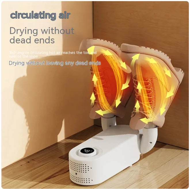 portable quick smart shoe dryer